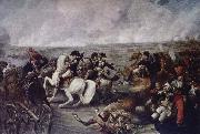 unknow artist Napoleon in battle wide Wagram oil